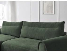 Divano angolare in verde scuro Aden – Bobochic Paris