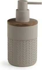 Gedy Thea Dosasapone Grigio/Naturale Scuro In Resina E Bambu