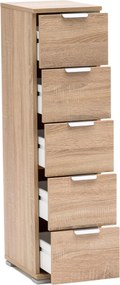 GLICH - cassettiera 5 cassetti