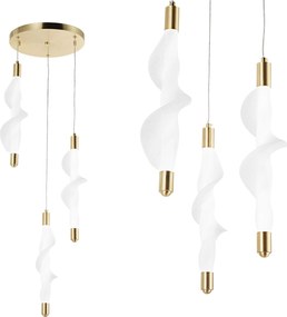 Lampada G009-3CPR WHITE/GOLD