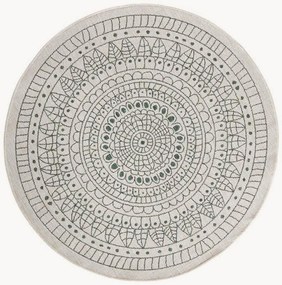 Tappeto rotondo reversibile da interno-esterno Porto