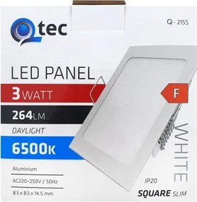 Lampada LED da incasso QTEC LED/3W/230V 6500K