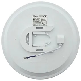 Plafoniera da bagno a LED RIMA, 10W/230V, Ø 22,5 cm, IP44, bianca
