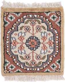 Agra Tappeto orientale 30 x 30 (Indian) Annodato A Mano