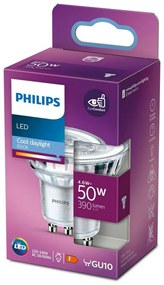 Lampadina LED Dicroica Philips Foco 4,6 W GU10 390 lm (6500 K)