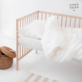 Biancheria da letto per bambini per letto singolo 140x200 cm White - Linen Tales