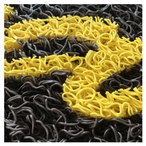 Zerbino spaghetto in riccioli di vinile personalizzato cm. 140x60x2,8