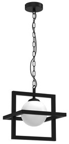 Lampadario a catena DIEGO 1xE14/40W/230V nero