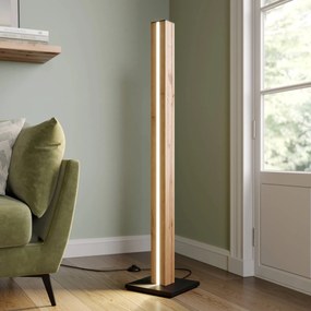 Lampada da terra Eldder Envostar, dimmerabile, Legno chiaro, Soggiorno / Sala da pranzo, Legno, Lampada da terra
