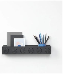 Mensola da parete nera per bambini Sleek - LEGO®