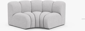 Modulo angolare Lupine in bouclé – L185 cm