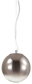 Ideal Lux - Lampadario a sospensione con filo MAPA 1xE27/42W/230V diametro 20 cm grigio/fumé