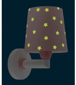 Dalber 82219S -  Applique per bambini  STAR LIGHT 1xE27/60W/230V rosa