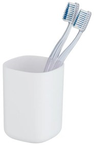 Tazza bianca per spazzolini da denti Davos - Wenko