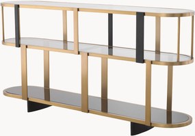 Scaffale con ripiani in vetro Clio