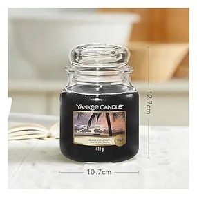 Tempo di combustione della candela profumata 65 h Black Coconut - Yankee Candle