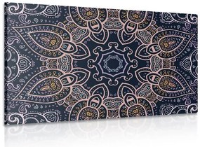 Quadro su tela – Mandala con motivo indiano