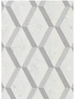 Rautentapete Jourdain von Designers Guild - Graphite