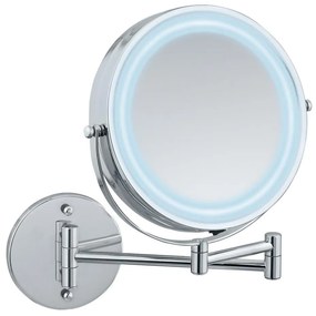 WENKO 3656530100 - Specchio POWER-LOC 25,5x32 cm, cromo lucido