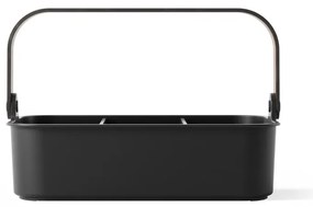 Organizer da bagno nero in plastica riciclata Bellwood - Umbra