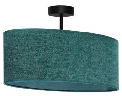 Duolla - Lampadario a plafone OVAL 1xE27/15W/230V verde