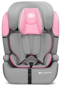 KINDERKRAFT - Seggiolino auto COMFORT UP i-Dimensioni (76-150 cm) grigio/rosa
