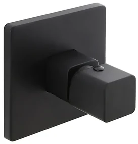 Miscelatore doccia ad incasso in ottone color nero opaco completo di corpo a muro Lotus