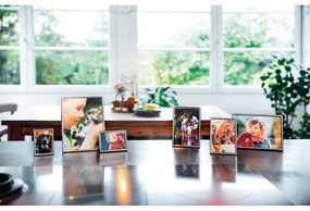 Cornice da appoggio/parete in metallo color argento 10,5x16 cm Sweet Memory - Zilverstad