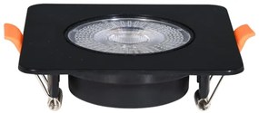 Ecolite LED-YL202/7W/CCT/CR - Lampada LED da incasso KENT LED/3/5/7W/230V nero