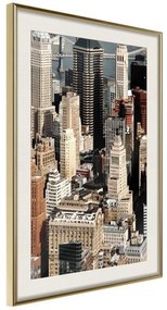 Poster  Urban Life  Cornice Quadri Cornice d'oro con passe-partout, Larghezza x Altezza Home decor 20x30