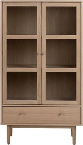 Vetrina in rovere 80x145 cm Aston - Actona