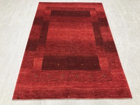 Loribaft Tappeto 160x240 Rosso (Iran) Annodato A Mano