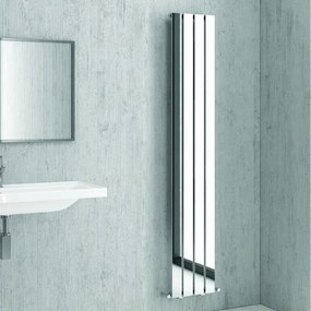 Kamalu - termoarredo radiatore bagno 180x30cm con elementi piatti modello kam-370