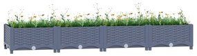 Fioriera Rialzata 160x40x23 Cm İn Polipropilene /