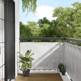 Paravento Balcone Grigio Chiaro 90x800cm 100% Poliestere Oxford /