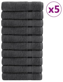 Asciugamani Premium Solund 50 Pz Antracite 50x100cm 600gsm /