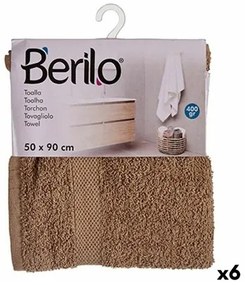 Telo da bagno Cammello 50 x 90 cm (6 Unità)