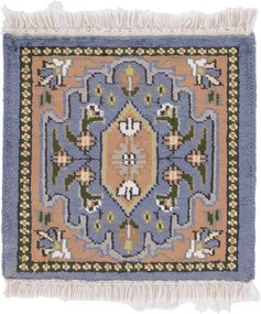 Agra Tappeto orientale 30 x 30 (Indian) Annodato A Mano