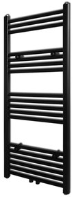 Radiatore Centrale Portasciugamano Dritto Nero 500 X 1160 Mm /