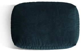 Poggiapiedi componibile blu scuro con rivestimento in velluto Martina – Micadoni