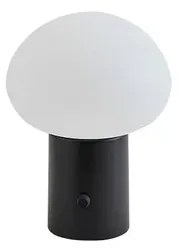 Zelie Portable Lampada da Tavolo IP44 Nero/Bianco - Lindby