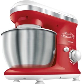 Sencor - Robot da cucina con ciotola in acciaio inox 600W/230V rosso