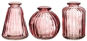 Vaso in vetro rosa Bud - Sass &amp; Belle