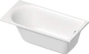 Vasca 150x75 da Incasso 1 schienale con troppopieno In Acrilico Sanitario Bianco Lucido D-Neo 700471 Duravit