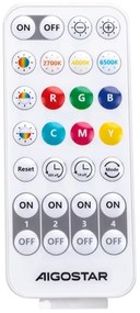 Aigostar - LED RGBW Lampadario dimmerabile a sospensione con filo MESH LED/8W/230V + +TC