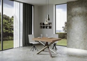 Tavolo Allungabile Volantis - Design Elegante e Funzionale, 90x120/224 cm Volantis / Quercia Natura