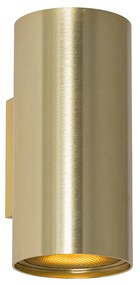 Applique da parete di design rotonda oro 2 luci - Sab Honey