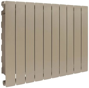 Radiatore acqua calda PRODIGE MODERN in alluminio, 10 elementi, interasse 600 mm, bronze