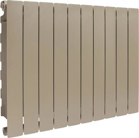 Termosifone in alluminio 10 elementi interasse 600 mm PRODIGE MODERN bronze