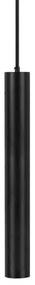 Lampadario a sospensione con supporto rigido 1xGU10/35W/230V 50 cm nero